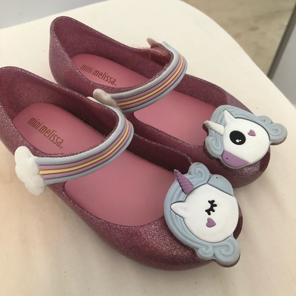 mini melissa shoes unicorn